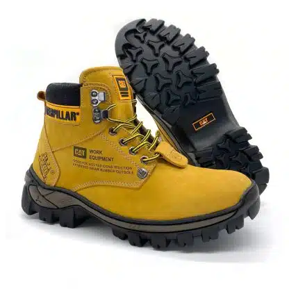 Bota Caterpillar 2115 Mostarda Nobuck Caterpillar Masculino 2