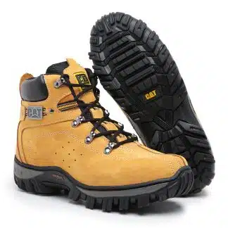 Bota Caterpillar 2113 Mostarda Nobuck Caterpillar Lançamentos