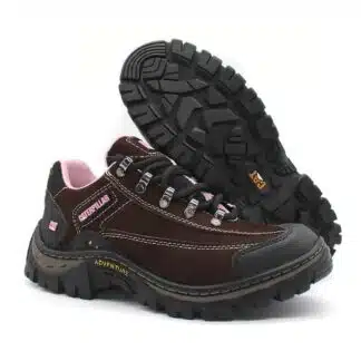 Tênis Caterpillar 2085 Café Rosa Caterpillar Feminino
