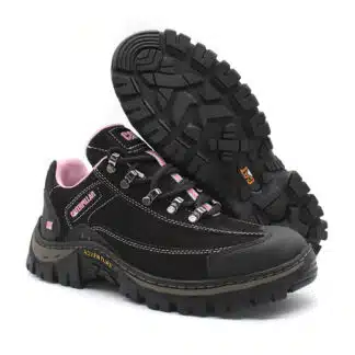 Tênis Caterpillar 2085 Preto Rosa Caterpillar Feminino