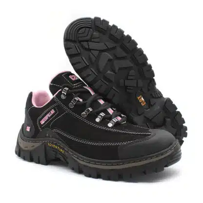 Tênis Caterpillar 2085 Preto Rosa Caterpillar Feminino 2